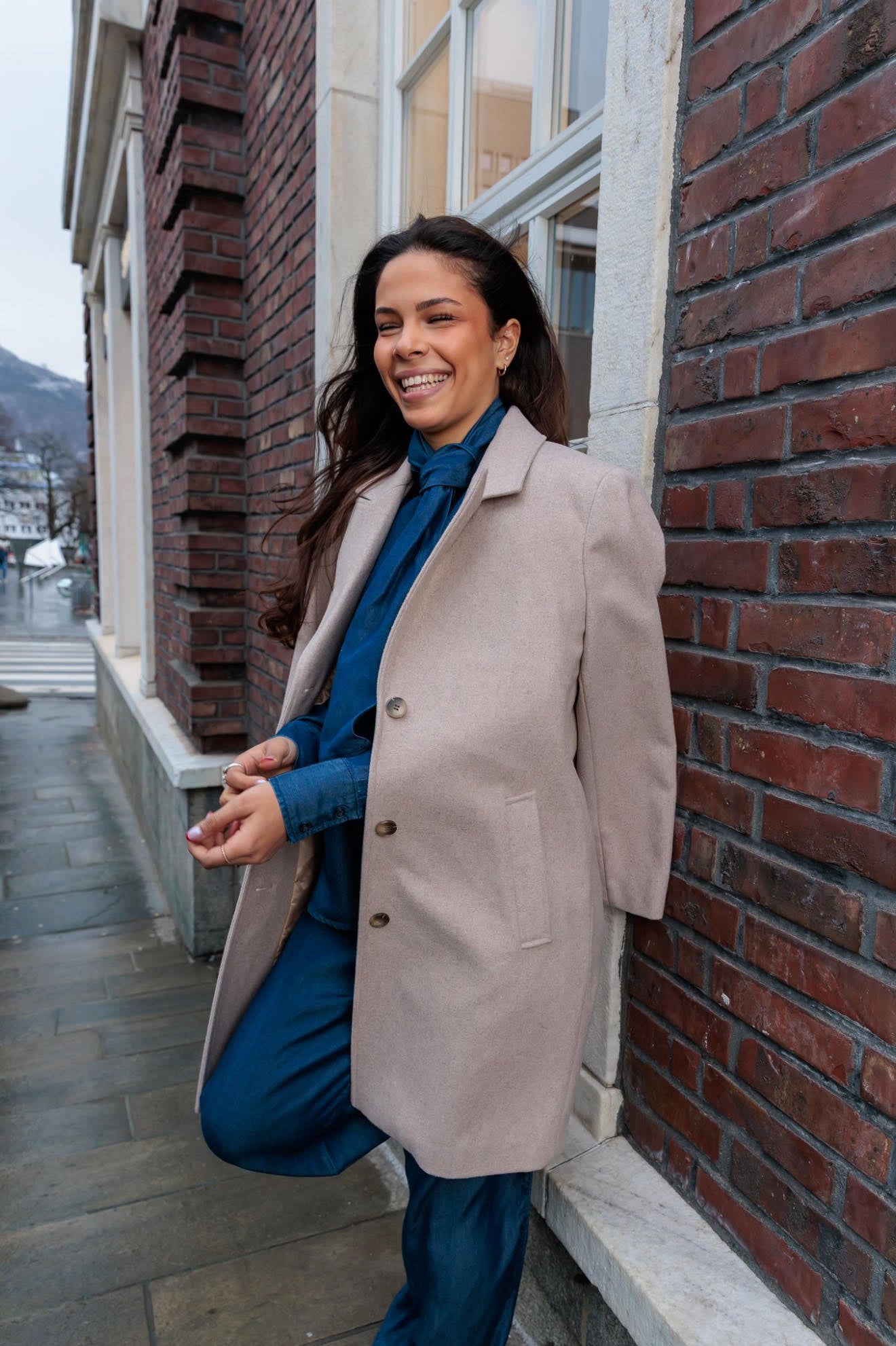 Janna Skjorte - Blå/ Dark Blue